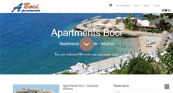 Desktop Screenshot of apartments-boci.com